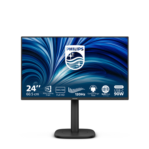 PHILIPS MONITOR 23,8 LED IPS FHD 16:9 4MS 300 CDM, PIVOT, USB-C DOCK, DP/HDMI
