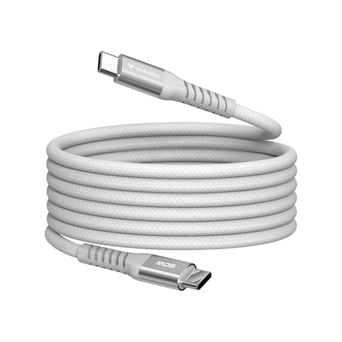 VERBATIM CAVO MAGNETICO SYNC  CHARGE USB-C TO USB-C 60W MAGNETIC 120 CM GRIGIO