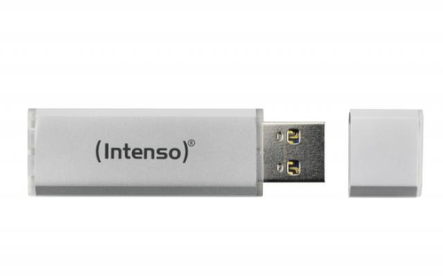 INTENSO PEN DISK ALU LINE 16GB  USB 2.0  CONFEZIONE DA 3 PEZZI (SILVER)