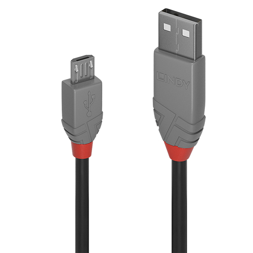 LINDY CAVO USB 2.0 TIPO A A MICRO B ANTHRA LINE, 0.5M