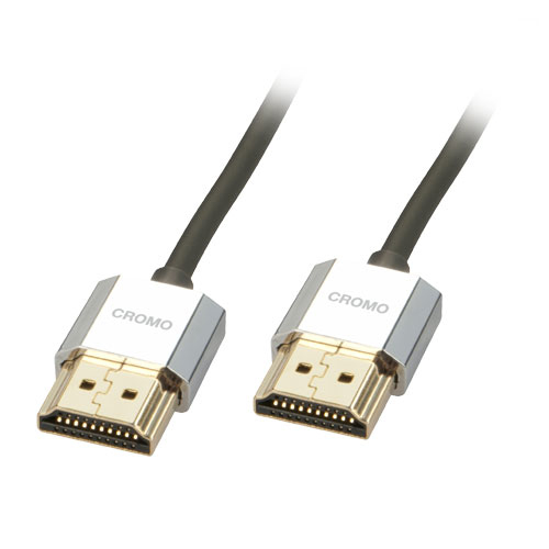 LINDY CAVO SLIM CROMO HDMI A/A 1M