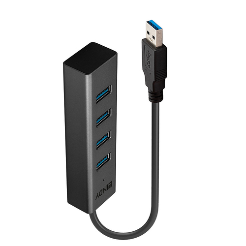 LINDY HUB USB 3.0, 4 PORTE