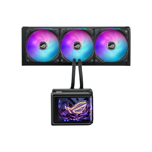ASUS DISSIPATORE ROG RYUO IV SLC 360 ARGB, AIO SCHERMO AMOLED  CURVO