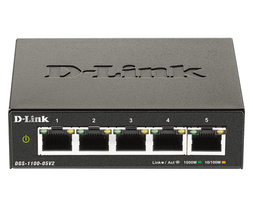 D-LINK SWITCH 5 PORTE GIGABIT MANAGED