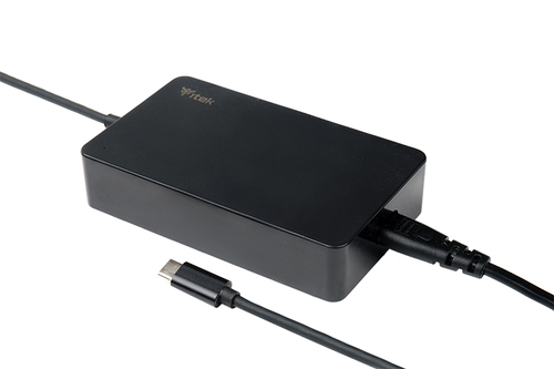 ITEK ALIMENTATORE UNIVERSALE PER DISPOSITIVI USB-C - 65W, SILM DESIGN