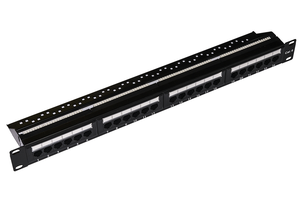 LINK PANNELLO PATCH 19" NON SCHERMATO UTP 24PORTE 8POLI