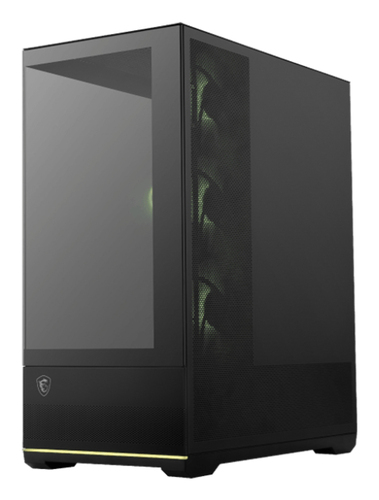 MSI CASE NERO, 2 USB, 1TYPE-C, 3X120MM ARGB REVERSE BLADE FAN, 1X120MM ARGB FAN, ARGB+PWM CONTROL BO