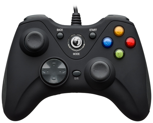 NACON CONTROLLER WIRED PER PC CON PULSANTE HOME COMPATIBILE CON TUTTI I GIOCHI PER PC E CON WINDOWS XP/VISTA/7/8/10 - BLACK