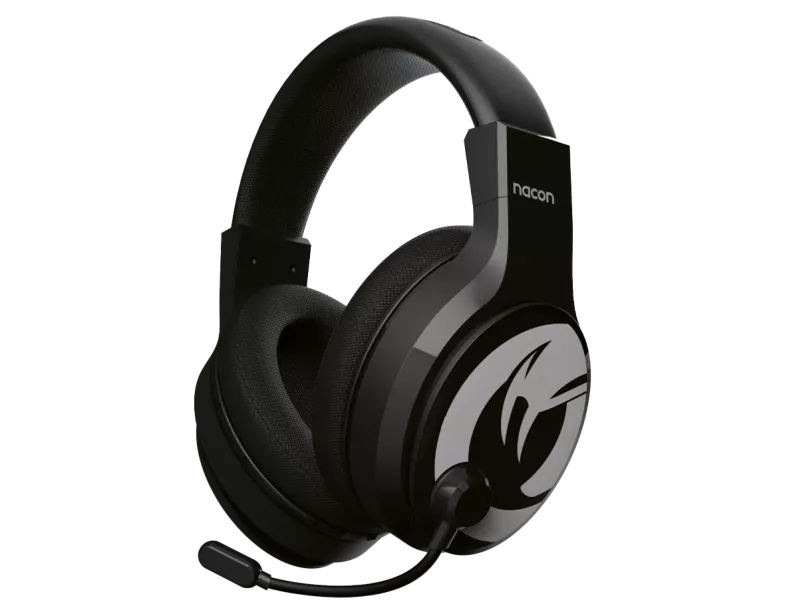NACON CUFFIE GAMING GH-120BLK PC PS4 XB1 NERE
