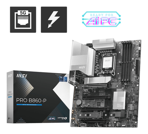 MSI MB INTEL PRO B860-P ATX DDR5, 2PCI-Ex16, 2PCI-Ex1, 4SATA3