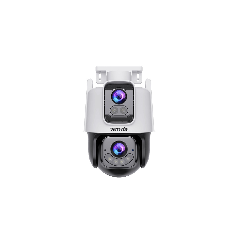 TENDA WI-FI CAMERA 6MP,DUAL-LENS LINKAGE, WI-FI6, OUTDOOR, FULL COLOR, PAN-TILT, WALL MOUNT