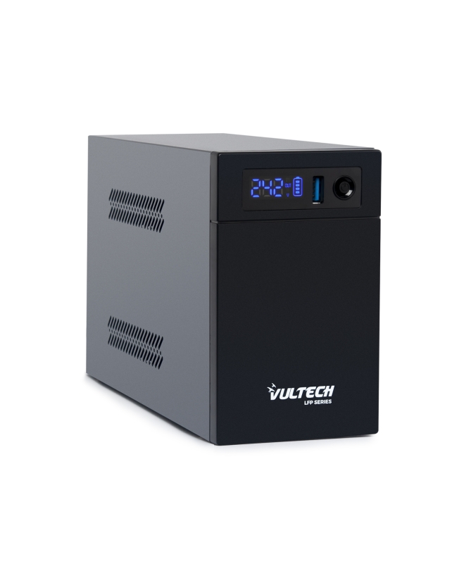 VULTECH UPS 1000VA GRUPPO DI CONTINUITA VULTECH UPS1000VA-LFP LINE INTERACTIVE CON SCHERMO LED - BAT