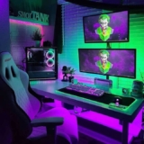 I colori del tema Joker si prestano ad effetti di luce fantastici !