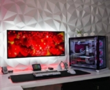 Vi piace il muro con fantasia 3D e monitor con VESA mount ?